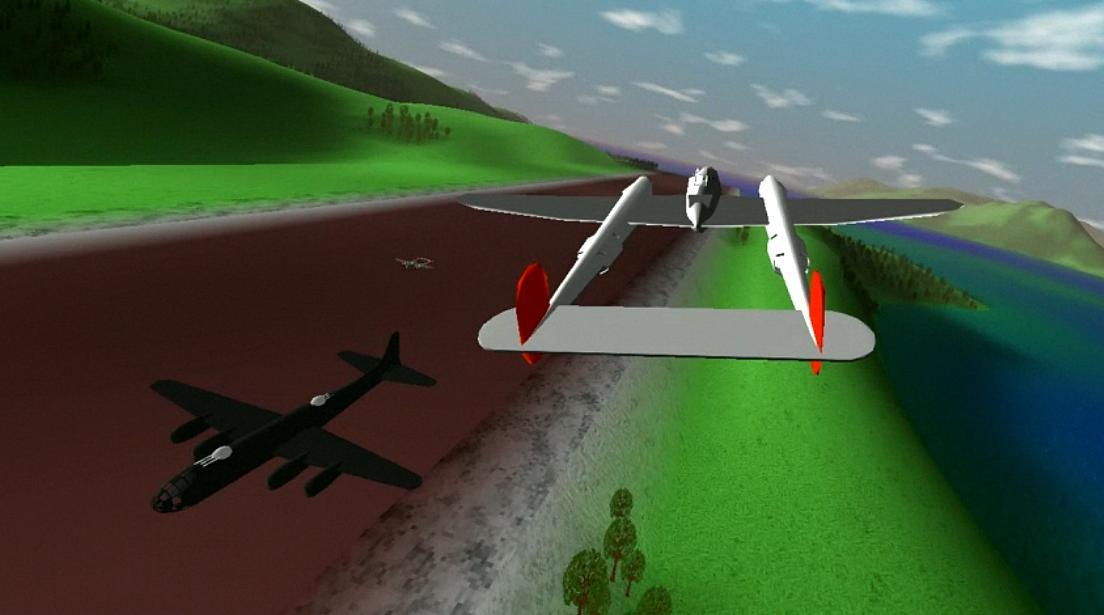 External view over an airfield